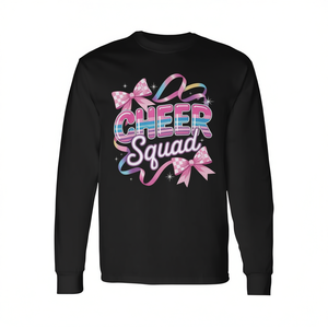 Camiseta de Manga Larga para Grupos de Animadoras, Estampado de Algodón, Ropa para Equipos de Animadoras - Product Image 2