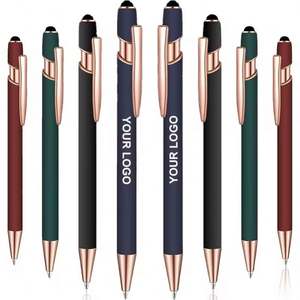 Bolígrafo Metálico de Primera Calidad en Oro Rosa con Logotipo Personalizado Grabado para Regalos Corporativos y Uso en Oficina - Product Image 5