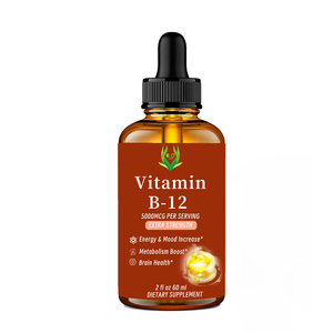 Gotas líquidas con logotipo personalizado con ingredientes vitamínicos para adultos, suplemento de hierbas que mejora el enfoque y la salud del cerebro, gotas líquidas - Product Image 1