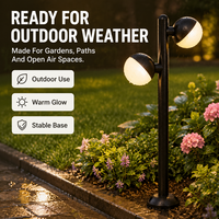 Borne lumineuse LED architecturale pour jardin en aluminium de qualité supérieure, éclairage diffuse confortable, design moderne pour zones paysagères
