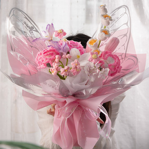 Nuevo Ramo <span class=keywords><strong>de</strong></span> Mariposas, <span class=keywords><strong>Regalo</strong></span> <span class=keywords><strong>para</strong></span> el Día <span class=keywords><strong>de</strong></span> la Madre, <span class=keywords><strong>Regalo</strong></span> <span class=keywords><strong>de</strong></span> Flores Tejidas a Mano <span class=keywords><strong>para</strong></span> la <span class=keywords><strong>Novia</strong></span> <span class=keywords><strong>de</strong></span> Mamá, Cumpleaños, <span class=keywords><strong>Aniversario</strong></span> - Product Image 3