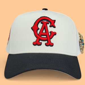 Casquette de baseball homme 5 panneaux A-Frame, couronne moyenne, bicolore, 100% polyester, avec logo brodé 3D noir, faible quantité minimale de commande - Product Image 2