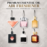 Diffuseur de parfum DIY pour voiture, design bouteille, carte parfumée longue durée pour voiture et maison