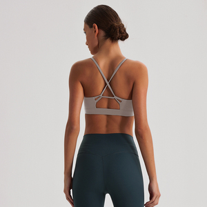 Nuovi <span class=keywords><strong>Top</strong></span> Sportivi Trendy 2026 per Palestra e Yoga, <span class=keywords><strong>Top</strong></span> Corti Unici da Donna con Schiena Incrociata, Reggiseno Sportivo per Fitness - Product Image 3