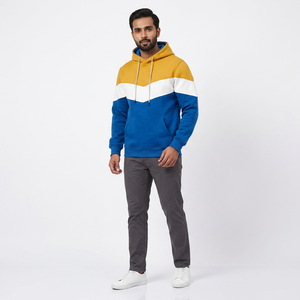 Sweat à capuche unisexe en polaire surdimensionné de haute qualité, personnalisé avec broderie, design uni, vêtements d'hiver en gros - Product Image 1