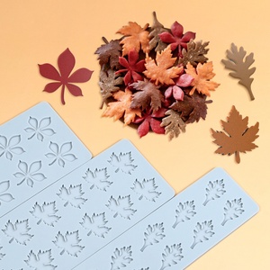 Molde de Silicona TangChu para Fondant con Diseño de Hoja de Arce y Espiga de Trigo, para Decoración de Repostería y Gastronomía Molecular - Product Image 2