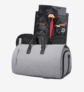 New Trendy Portable Large Suit <strong>Bag</strong> with Zipper Closure Shoulder <strong>Carrier</strong> <strong>for</strong> Clothes Hanging <strong>Storage</strong> Travel Duffel <strong>Bags</strong> - Product Image 3