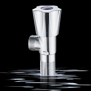 Robinet d'angle Manyo 4 points, filetage mâle, acier inoxydable, pour chauffe-eau de toilette, modèle 6028 - Product Image 3