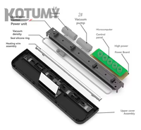 KOTUMY AP-18 petit plastifieuse domestique avec double pompe automatique scellage sous vide A3 format de papier conservation des aliments 100-240V