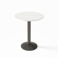 Table de salle à manger moderne minimaliste multifonctionnelle en dalle de pierre non pliable pour cafés, bars, restaurants et salons de thé