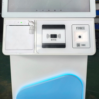 Nouveau Design Terminal de Service Autonome à Écran Tactile Android 27 Pouces avec Imprimante et Scanner de Code QR