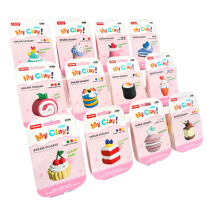 Jouets en argile éducatifs pour enfants, ultra-légers, à faire soi-même, argile à modeler, pâte à modeler, argile à séchage à l'air, boîte cadeau - Product Image 1