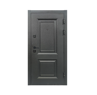 Puerta de Seguridad de Acero Personalizada de Fábrica para Proyecto de Vivienda de Alquiler, Cuerpo de Cerradura de 9 Puntos, Bisagra Reforzada, Marco de Puerta Engrosado, Puerta de Entrada