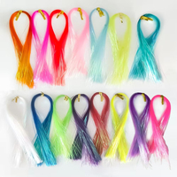 Matériau pailleté effet écaille de poisson, 15 couleurs, film PET polyester réfléchissant laser pour la fabrication de leurres à la mouche, accessoires de pêche