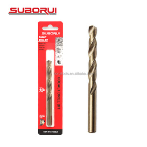 SUBORUI <strong>Drill</strong> <strong>Bits</strong> Manufacturer DIN338 Straight Shank HSS Twist M35 5% Cobalt <strong>Drill</strong> <strong>Bits</strong> for Metal Stainless Steel - Product Image 2