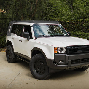Off-road çatı kargo taşıyıcı bagaj sepeti kurulabilir Toyota Land Cruiser Prado ışık şeridi için portbagaj alüminyum alaşım 250 - Product Image 6