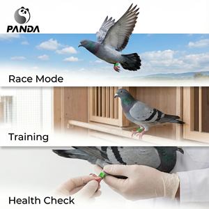 Hoogwaardige moderne milieuvriendelijke gepersonaliseerde aluminium duivenring met telefoonnummer voor vogels - Product Image 6