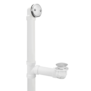 Chrome Plate Color Support Customization Pop <strong>up</strong> Tip-Toe <strong>Push</strong> Down Bathtub Waste <strong>Drainer</strong> with 2 Two-Hole <strong>Overflow</strong> Face Plate - Product Image 2