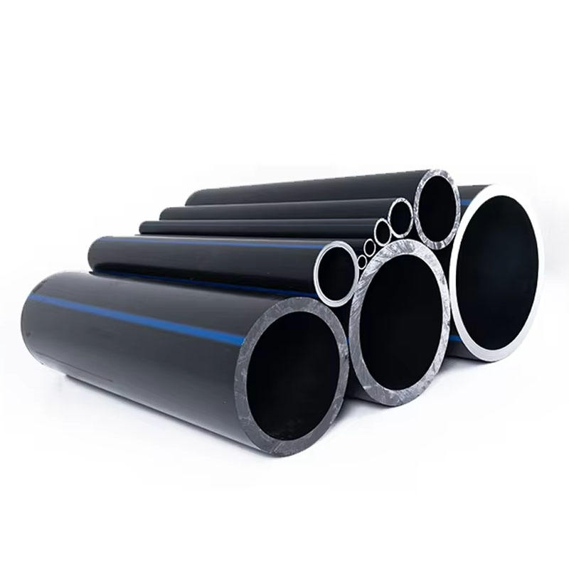 Заводская розетка, прочная Антикоррозийная труба HDPE 2 дюйма DN63, прямые трубы, многоразмерные дренажные трубы для сточных вод, Сварка труб