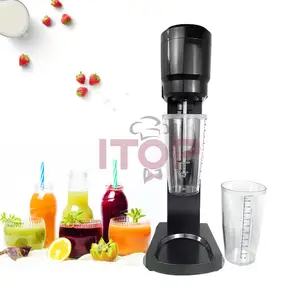 Itop máquina de fazer chá inteligente, 220v 1 litros totalmente inteligente máquina de preparar chá em aço inoxidável batedor de leite 1000ml máquina elétrica de smoothies