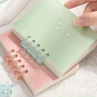 Carnet de notes A7 mini à spirale avec couverture en PVC, bloc-notes de poche pour étudiants, affaires, voyages, personnalisable