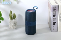Enceinte Bluetooth sans fil TG671, portable, extérieure, avec subwoofer RGB, fonction TWS, en tissu, étanche IPX4, radio FM, BT, USB, idéale comme cadeau