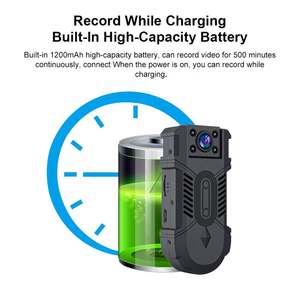 Cámara de seguridad de visión nocturna con resolución QZT 1080p HD con tarjeta SD y mini clip trasero MicroSD con función de grabación - Product Image 5