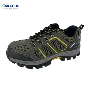 SAILGOOD Fashion Handsome New Model Labor Safety Shoes with Steel Toe for Engineers Metal Toe Cap