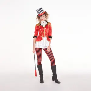 le thème du cirque costumes pour adultes Suppliers-Costume de cirque Cosplay pour femme, ensemble complet de fête, Costume d'halloween, pour adulte