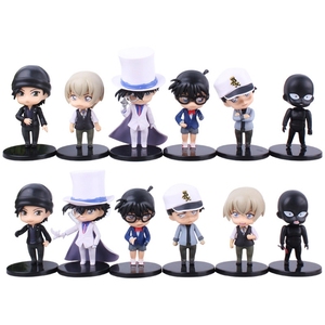 Figurine d'action en PVC de bonne qualité, modèle de dessin animé <span class=keywords><strong>Detective</strong></span> <span class=keywords><strong>Conan</strong></span>, jouet pour la décoration de gâteaux avec accessoires d'anime - Product Image 1