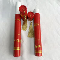 Tubo de Cuero Sintético de 4*30.5cm para Certificado de Graduación, Logotipo Personalizado, Portadocumentos Cilíndrico Unisex, Accesorios