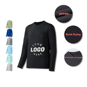 Logo personalizzato estate UPF 50 + t-Shirt manica lunga UV pesca escursionismo asciugatura rapida <span class=keywords><strong>abbigliamento</strong></span> sportivo camicia protezione sole <span class=keywords><strong>abbigliamento</strong></span> - Product Image 1