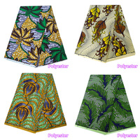 Kain Brokat Batik Bermotif Dua Sisi Gaya Afrika Bahan 100% Poliester Disikat untuk Gaun Wanita DIY