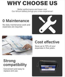 Baterai Lithium Ion 5000 Siklus BMS Baterai Litium Besi Fosfat 12V 200Ah Bawaan Gratis Baterai Lifepo4 - Product Image 4