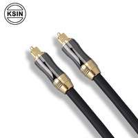 Toslink — câble Audio optique plaqué or, 1m 1.5m 2m 3 m 5m 10m SPDIF MD, DVD, plaqué or, Fiber