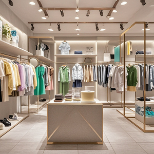 Petit magasin de vêtements Design de magasin de vêtements Meubles de magasin de vêtements Étagères pour magasin de vêtements Présentoir pour boutique de vêtements - Product Image 6