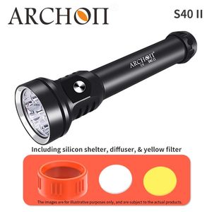 <span class=keywords><strong>Archon</strong></span> S40 II 100M Không Thấm Nước <span class=keywords><strong>Scuba</strong></span> Lặn Ánh Sáng 6 * LED Trắng 4300lm <span class=keywords><strong>Torch</strong></span> Với Tìm Kiếm Cứu Hộ Tính Năng 26650 Đèn Pin - Product Image 4