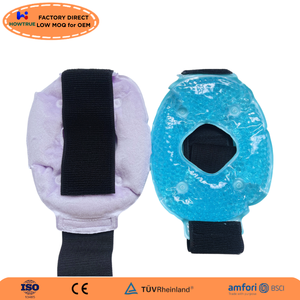 Rodillera de <span class=keywords><strong>Gel</strong></span> Frío con Bolsa de Hielo, Vendaje Enfriador, Compresa Fría y Caliente Reutilizable con Perlas de Hielo, Paquete de Terapia Dirigida para Alivio de Rodilla - Product Image 2