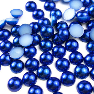 卸売2 3 4 5 6 8 10 12mmフラットバックAB色ラインストーンビーズ半円形パールビーズジュエリー作り - Product Image 4