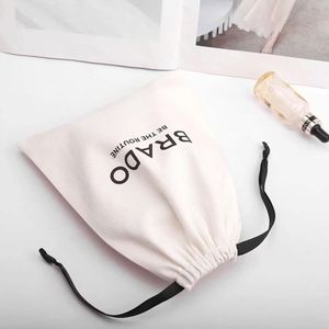 Eco Cotton Linen Drawstring <b>Bag</b> Custom Cosmetic Gift Dust <b>Bag</b> Reusable Personalized Jewelry <b>Packaging</b> <b>Bag</b> - Product Image 6