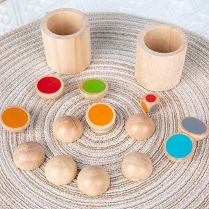 Juguetes Educativos Montessori para niños y niñas, juguetes educativos <span class=keywords><strong>de</strong></span> madera para entrenamiento <span class=keywords><strong>de</strong></span> ajedrez - Product Image 3
