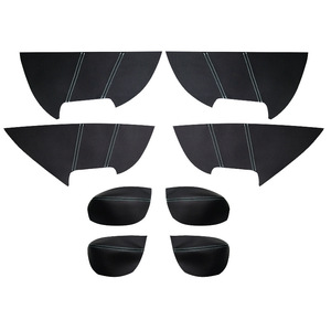 Honda Civic <b>Door</b> <b>Trim</b> Kit 8 Pieces Suede Leather Interior Panels 9th Gen 2012 2015 - Product Image 1