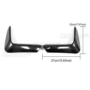 Pour BMW F80 M3 F82 F83 M4 2014-2020, diffuseur d'angle de pare-chocs arrière, couvercle de spoiler latéral, moulure de séparation, lèvre de carrosserie, aspect fibre de carbone - Product Image 4
