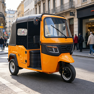 Triciclo <span class=keywords><strong>El</strong></span>éctrico Ecológico Tipo Tuk Tuk, Ampliamente Utilizado en Aeropuertos y Negocios de <span class=keywords><strong>Taxis</strong></span> en <span class=keywords><strong>el</strong></span> Centro de la Ciudad - Product Image 1
