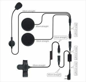 Écouteur Casque Intégral HE001 K pour Radios <span class=keywords><strong>BaoFeng</strong></span> UV-5R Kenwood QYT – Écouteur Talkie-Walkie JU2607 - Product Image 4