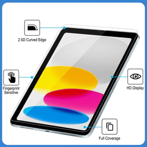 ฟิล์มกันรอยกระจกนิรภัยใส 9H 2.5D สำหรับ iPad Pro 11 12.9 Air Mini ขายดี - Product Image 4