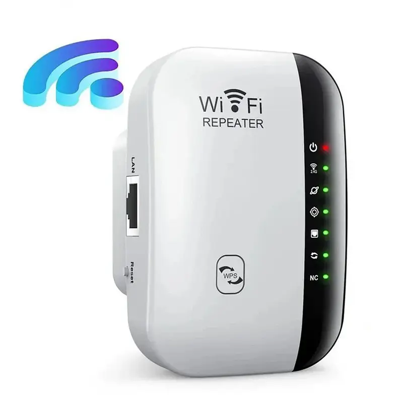 Router WIFI nirkabel 300Mbps, Router Wi-Fi Range Extender penguat sinyal Wifi 802.11N adaptor kartu jaringan untuk PC