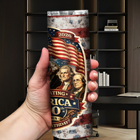 Thermos isotherme personnalisé en acier inoxydable, 250e anniversaire, écologique, durable, 20 oz, design imprimé UV, livraison gratuite aux États-Unis