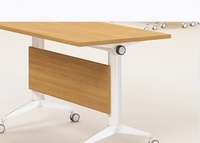Mobilier scolaire moderne Vente en gros pliable Table de réunion sectionnelle de formation Bureau de salle de conférence Bureau pliant