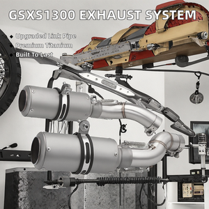 Nuevo Tubo de Escape para Motocicleta GSX1300R, Modificación de Locomotora, Silenciador Trasero de Titanio para Suzuki <span class=keywords><strong>Falcon</strong></span> - Product Image 2